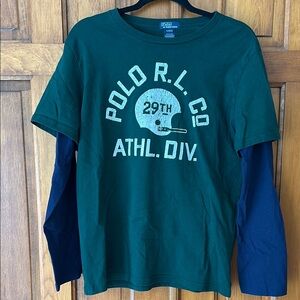 Polo Ralph Lauren Green Long Sleeve T-Shirt